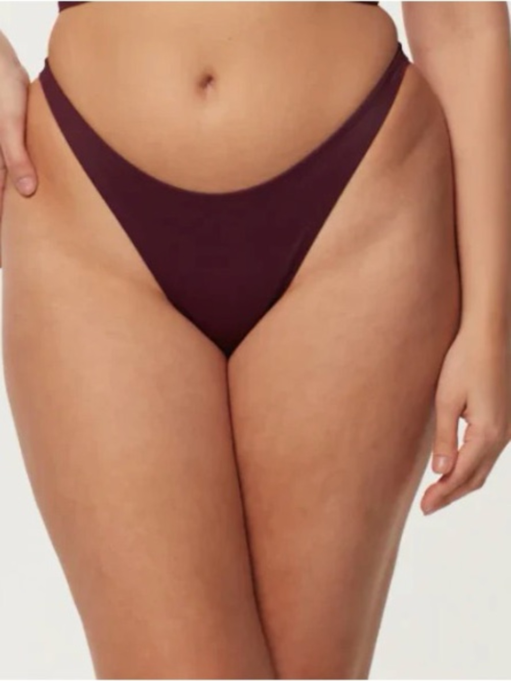 Away That Day Maui Bikini Bottom - Plum - Size M